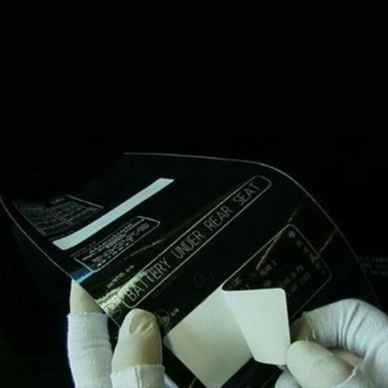 Filme preto brilhante de gravação a laser sem fratura